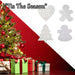 Christmas Puzzle Painting Set 1 x Varied Design 23. 2x16. 8x0. 2cm White