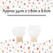 Christmas Mask Painting Set Novelty Gift Assorted Designs 34x7. 7x2.