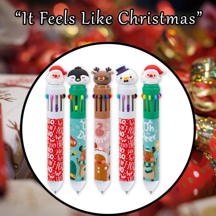 Christmas Pens Xmas Themed X 1 14. 8x2. 5x2. 5cm