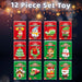 Christmas Building Blocks Toy Plush Gift 12 Piece Set Multicolour X 1