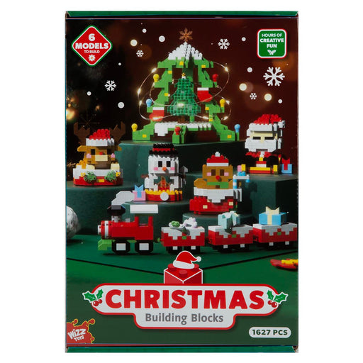 Christmas Building Blocks Toy Plush Gift 6 Piece Set Multicolour X 1