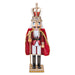 Nutcracker King Christmas Decoration X 1 46x12.2x9.9cm Red King 16.55 Inch