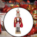 Nutcracker King Christmas Decoration X 1 46x12. 2x9. 9cm Red King 16. 55 Inch