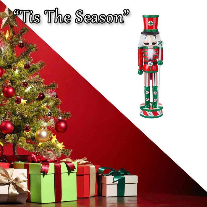 Nutcracker Candy Wooden Christmas Decoration X 1 41. 9x11. 3x10cm Candy 15 Inch