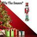 Nutcracker Candy Wooden Christmas Decoration X 1 41. 9x11. 3x10cm Candy 15 Inch
