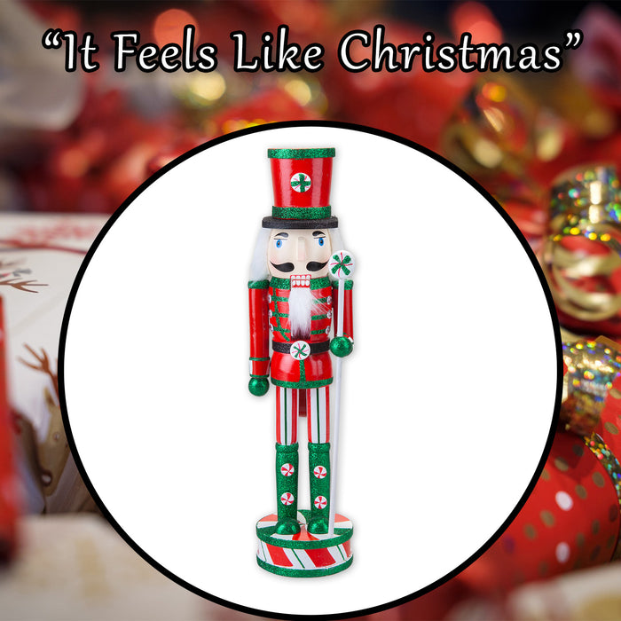 Nutcracker Candy Wooden Christmas Decoration X 1 41. 9x11. 3x10cm Candy 15 Inch