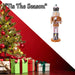 Nutcracker Wooden Gingerbread Christmas Decoration X 1 39x11.2x9.4cm 15 Inch