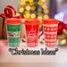 Christmas Travel Mug 3Xmas Themed Designs 3 Varied Designs X 1 15.7x9.5x9.5cm