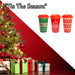 Christmas Travel Mug 1 x Single Cup in IN VARIED Designs X 1 15. 7x9. 5x9. 5cm