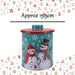 Christmas Biscuit Tin Xmas Themed Designs X 1 15.5cm Christmas Themed