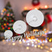 Christmas Suction hooks Xmas Accessory X 8 22cm x 15cm x 2.6cm White