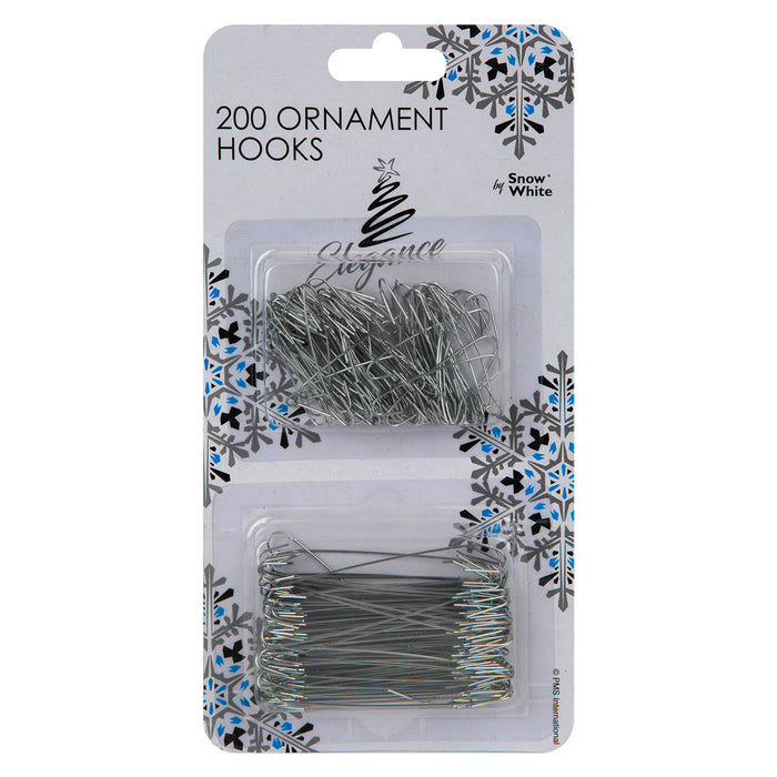 Christmas Decoration Hooks Ornament 200 Silver