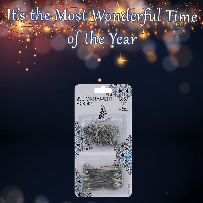 Christmas Decoration Hooks Ornament X 1 x200 20. 6cm x 10. 5cm x 1. 4cm Silver