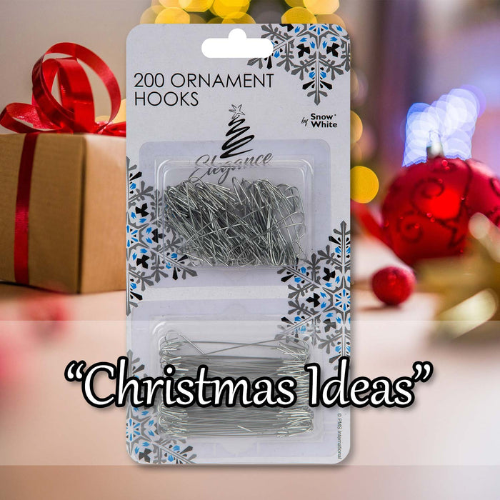 Christmas Decoration Hooks Ornament X 1 x200 20. 6cm x 10. 5cm x 1. 4cm Silver