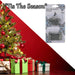 Christmas Decoration Hooks Ornament X 1 x200 20. 6cm x 10. 5cm x 1. 4cm Silver