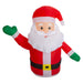 Christmas Santa Inflatable Outdoor Decoration 107cm x 105cm Red X 1