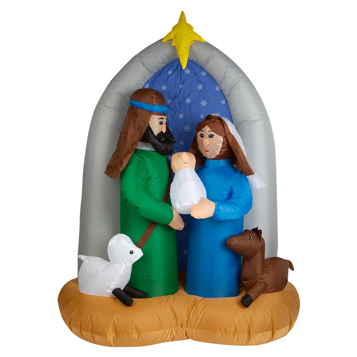 Christmas Nativity Scene Inflatable 183cm x 140cm Multicolour X 1
