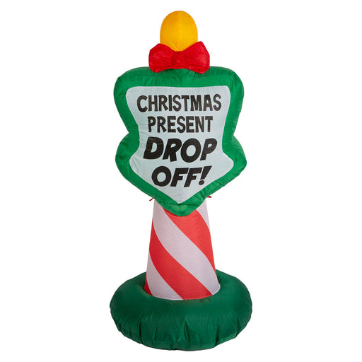 Christmas Sign Inflatable Decoration 122cm x 55cm Multicolour X 1