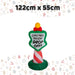 Christmas Sign Inflatable Decoration 122cm x 55cm Multicolour X 1