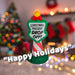 Christmas Sign Inflatable Decoration 122cm x 55cm Multicolour X 1