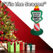 Christmas Sign Inflatable Decoration 122cm x 55cm Multicolour X 1