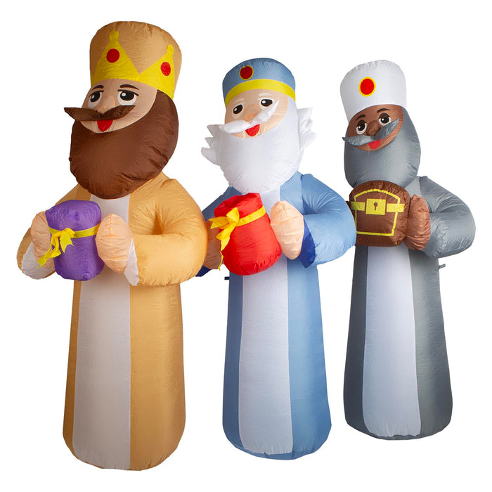 Christmas Three Kings Inflatable 185cm x 200cm Multicolour X 1