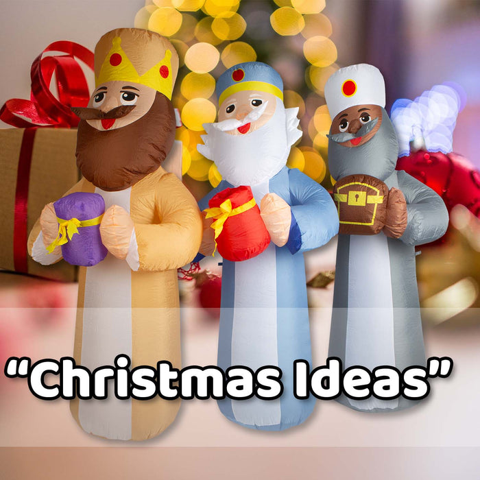 Christmas Three Kings Inflatable 185cm x 200cm Multicolour X 1