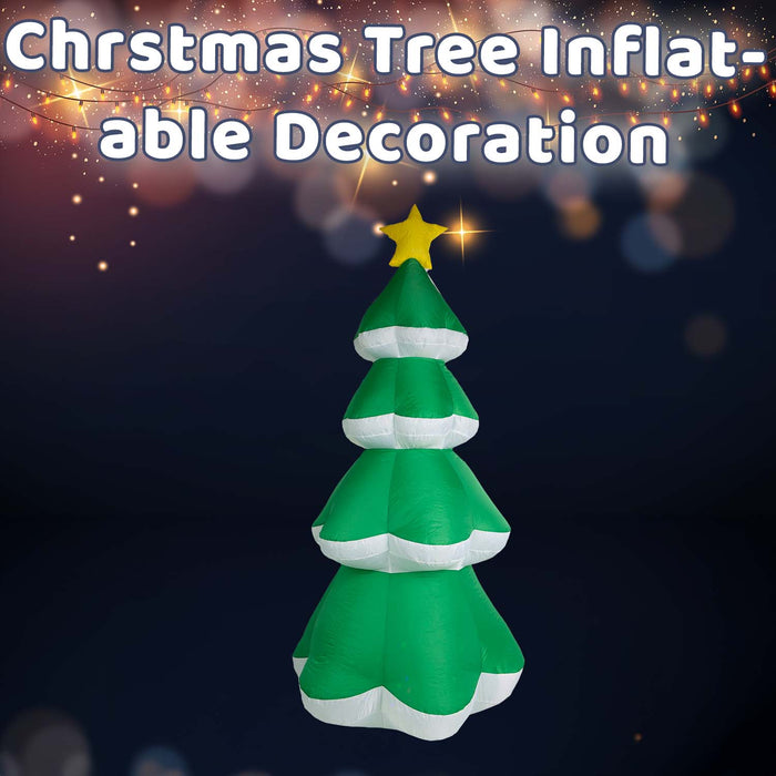 Christmas Tree Inflatable Decoration 198cm x 90cm Green X 1