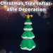 Christmas Tree Inflatable Decoration 198cm x 90cm Green X 1