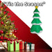 Christmas Tree Inflatable Decoration 198cm x 90cm Green X 1