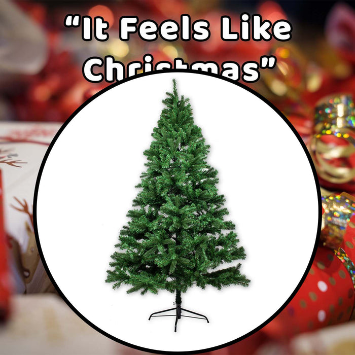 8 Foot Christmas Tree Decoration 243cm x 135cm Green X 1