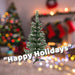 Christmas Small Tree Decoration 60cm x 47cm Green X 1
