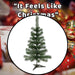Christmas Small Tree Decoration 60cm x 47cm Green X 1