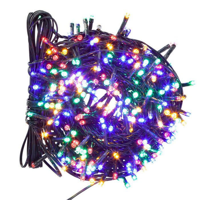 Christmas Lights 400 LED 12m Xmas Tree Lights - Fairy Lights Multi-Coloured