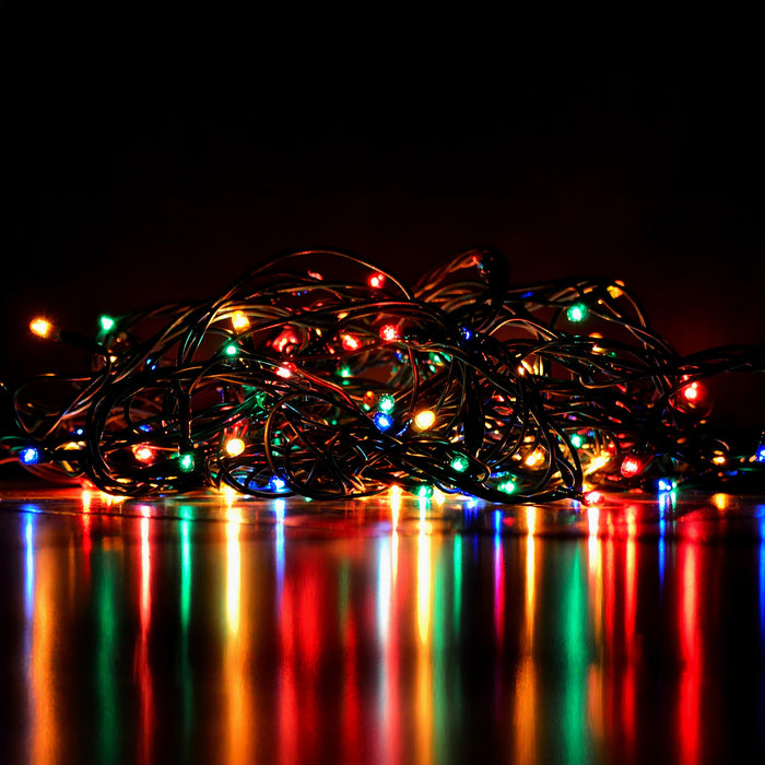 Christmas Lights 400 LED 12m Xmas Tree Lights - Fairy Lights Multi-Coloured