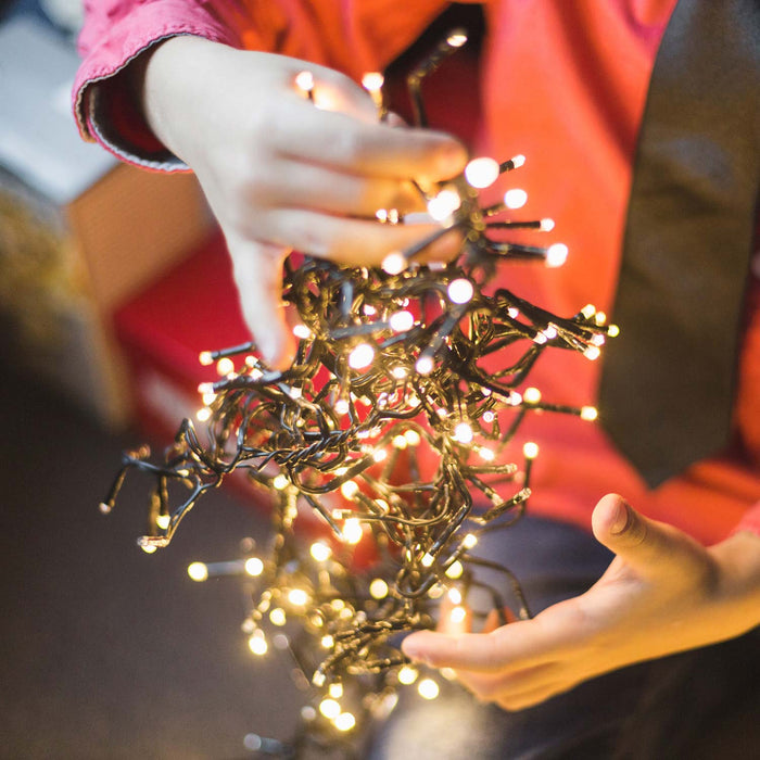 Christmas Lights 400 LED 12m Xmas Tree - Fairy Warm