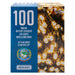 Christmas Warm White String Lights 100 Bulbs 8m - 50cm Lead X 1