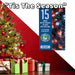 Christmas Cold White and Red String Lights 15 Bulbs 1.4m 30cm Lead X 1