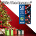 Christmas Cold White and Red String Lights 30 Bulbs 5m 30cm Lead X 1