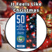 Christmas Cold White and Red String Lights 30 Bulbs 5m 30cm Lead X 1