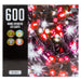 Christmas Red White String Lights 600 Bulbs 18m x 1cm Multicolour X 1
