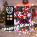 Christmas Red White String Lights 600 Bulbs 18m x 1cm Multicolour X 1