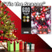 Christmas Red White String Lights 600 Bulbs 18m x 1cm Multicolour X 1