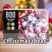 Christmas Red White String Lights 800 Bulbs 20m x 1cm Multicolour X 1