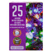 Christmas Multicolour String Lights 25 Bulbs 2m - 50cm Lead X 1
