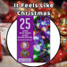 Christmas Multicolour String Lights 25 Bulbs 2m - 50cm Lead X 1
