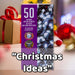 Christmas Cold White String Lights 50 Bulbs 5m - 30cm Lead X 1