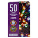 Christmas Multicolour Bulbs String Lights 50 Bulbs 5m - 30cm Lead X 1
