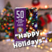 Christmas Multicolour Bulbs String Lights 50 Bulbs 5m - 30cm Lead X 1