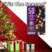 Christmas Multicolour Bulbs String Lights 50 Bulbs 5m - 30cm Lead X 1